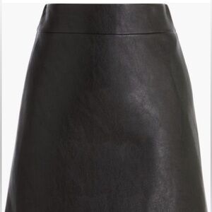 J.Crew Faux Leather Mini Skirt - Black - Size 2